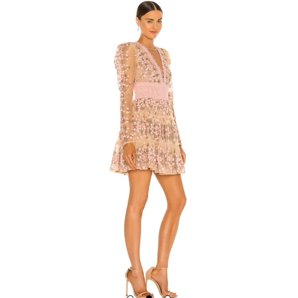 Bronx and Banco Megan Embroided mini dress Medium